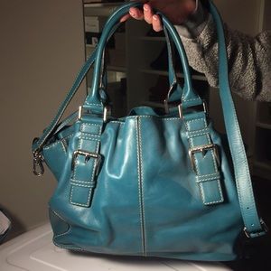 Teal Michael Kors bag